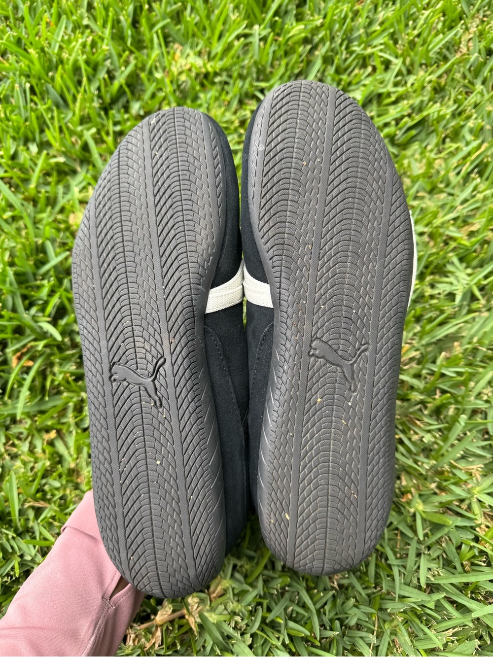 PUMA Women’s Black and Cream Ballet Sneaker Flats - Picture 7 of 10